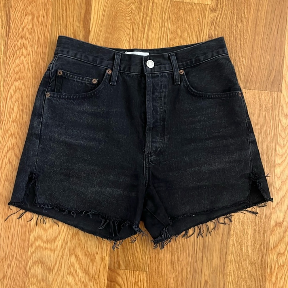 Agolde Dee Short, Black, Size 26
